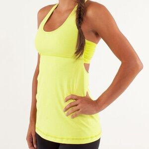 Lululemon tank top lime green
